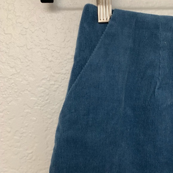 Corduroy Mini Skirt with Pockets - Picture 3 of 5